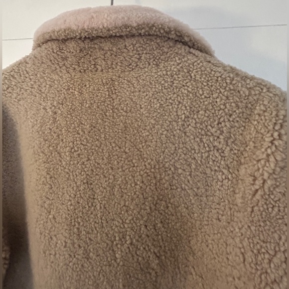 Saks Potts shearling Heidi Rose jacket // color block fur coat - Picture 13 of 16